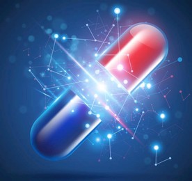 矢量胶囊医疗科学素材