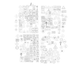 交通标志CAD图库