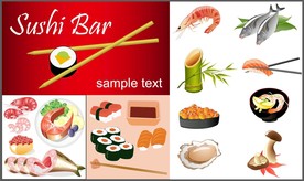 矢量日本传统美食系列