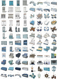 地中海家具模板