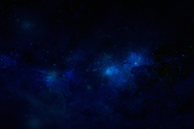 大型高清蓝色星空吊顶壁画