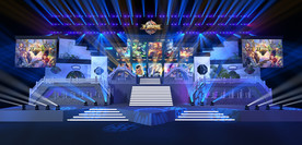 王者荣耀电竞舞台设计