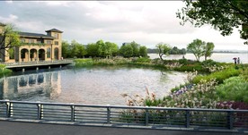 别墅庭院景观设计效果图