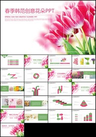 唯美春色旅游纪念册PPT