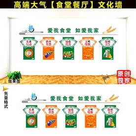 食堂文化墙