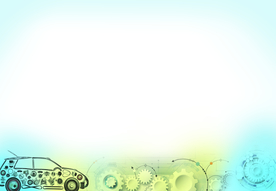 齿轮4S店汽车车展签到背景板