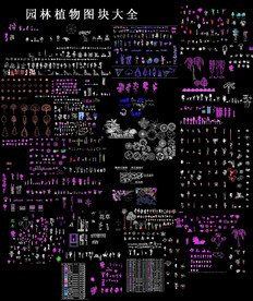 CAD植物类图库