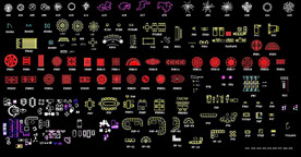 室内装修设计综合图块