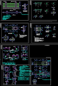 大门结构建筑施工图
