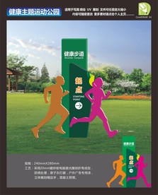 健康步道标识牌