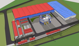 工程项目拌和站经理部水稳站钢筋