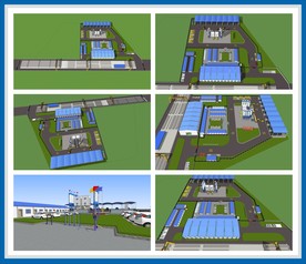 项目拌和站经理部水稳站钢筋梁场