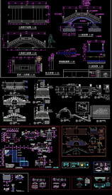 古典石桥建筑设计图纸
