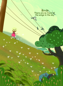 追逐飞鸟的女孩