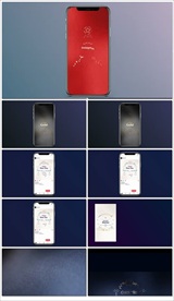 AE手机圣诞节快乐颂视频