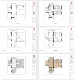 一整商品房装修平面图