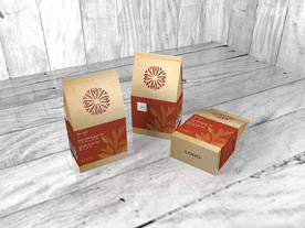 牛皮纸茶包装C4D建模