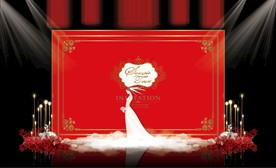 红色系婚礼