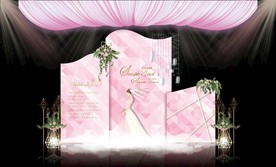 粉色主题婚礼