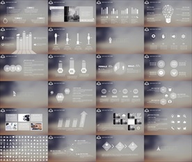 通用简约时尚杂志风PPT模板