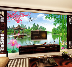 电视背景墙 背景墙 室内背景墙