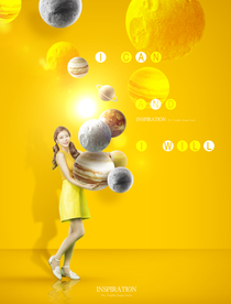 捧着星体的女孩