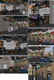 休闲网吧设计模型