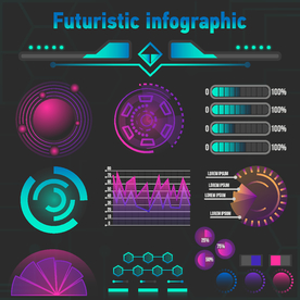 数据图表分析AI矢量素材