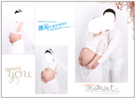 孕妇写真模板