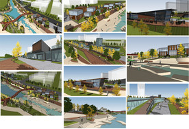 公园规划设计SU模型