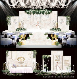 白金色系婚礼