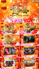 AE猪年2019贺新春模板