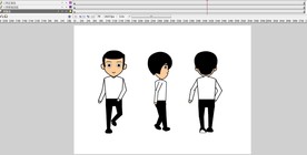 学生作业人物三视图运动规律