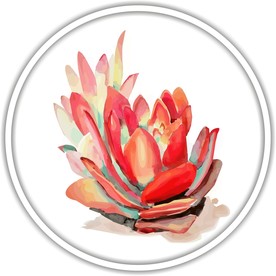 花装饰艺术画作花朵矢量国画水彩