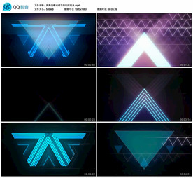 街舞劲歌动感节奏 舞台背景视频