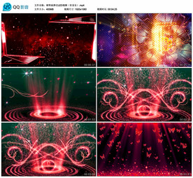 钢琴曲梦幻旋律 舞台背景视频