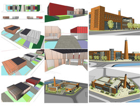 创意会所建筑模型