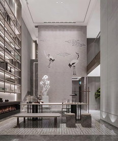 新中式售楼处茶桌椅