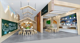 幼儿园手工教室模型效果图