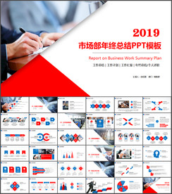 市场部年终总结PPT