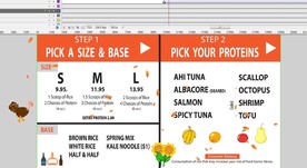 动画菜单特色动态元素向日葵火鸡
