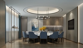 餐厅包房模型效果图