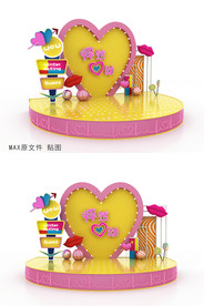 拍照装置 美陈 LOVE拍照