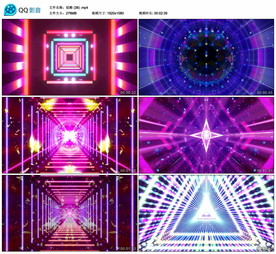 炫酷动感热舞 舞台大屏背景视频