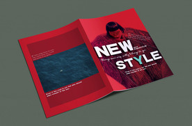 时尚创意红色封面