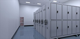 办公室密集柜效果图