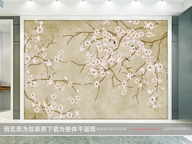 花鸟背景墙