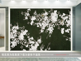 花鸟壁画