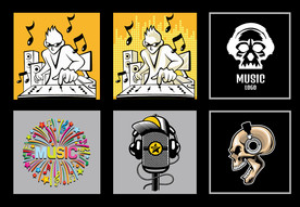 矢量DJ音乐文化系列