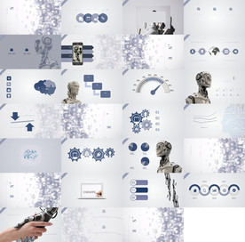 炫酷时尚工作总结汇报PPT模板